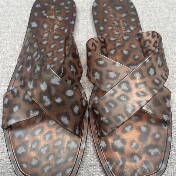 Matisse Brown and Black Leopard Sandals❤️ New! Size 9 - Picture 6 of 7